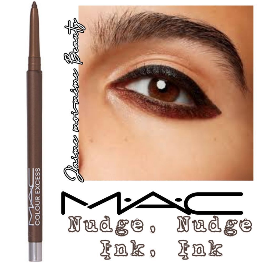 MAC Color Excess Nudge, Nudge, Ink Ink Metallic Bronze Eyeliner